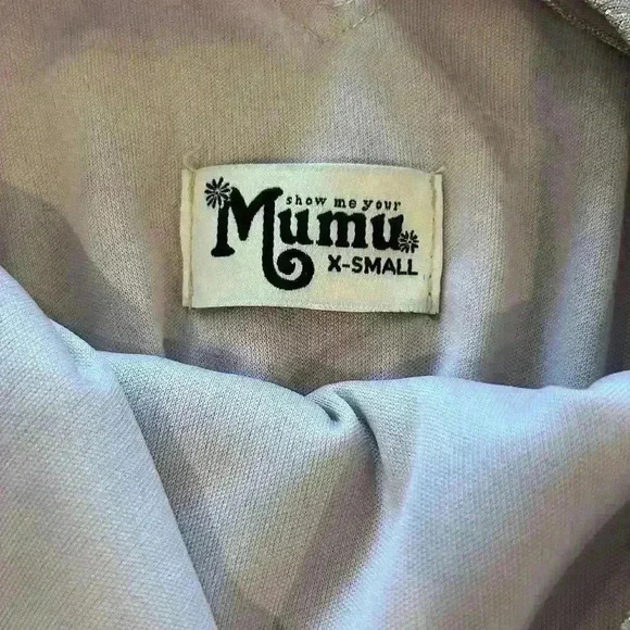 Show Me Your Mumu‎ Kendall Metallic Maxi Dress Shiny Mauve Low Back Size XS - Picture 10 of 11